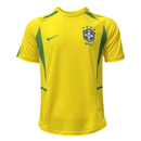 Camisa Brasil Home 2002 Retrô - Amarela