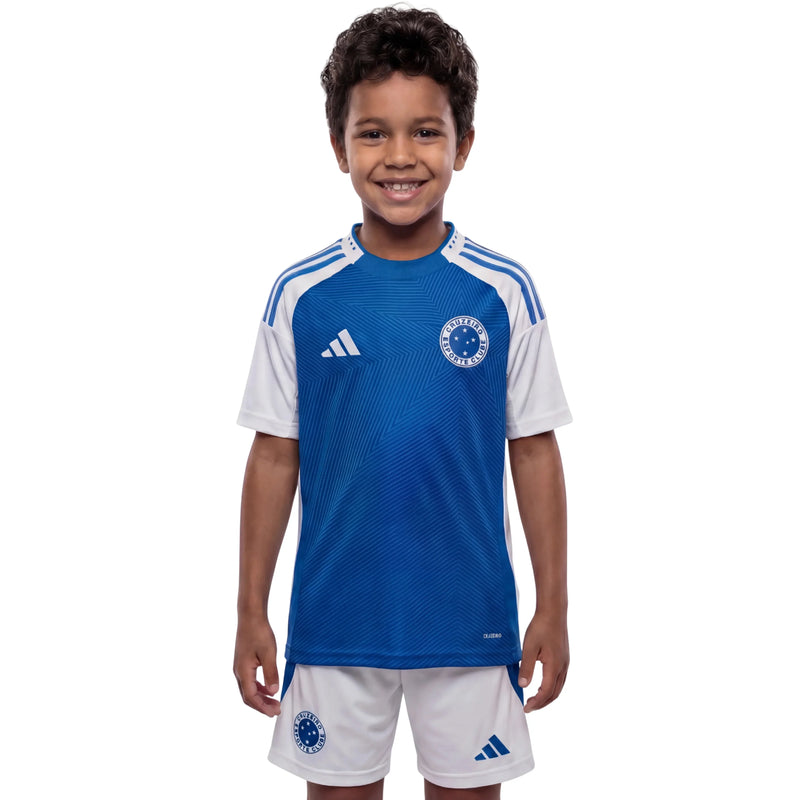 Conjunto Infantil Cruzeiro I 25/26 - Azul - Tam: 3-4 Anos
