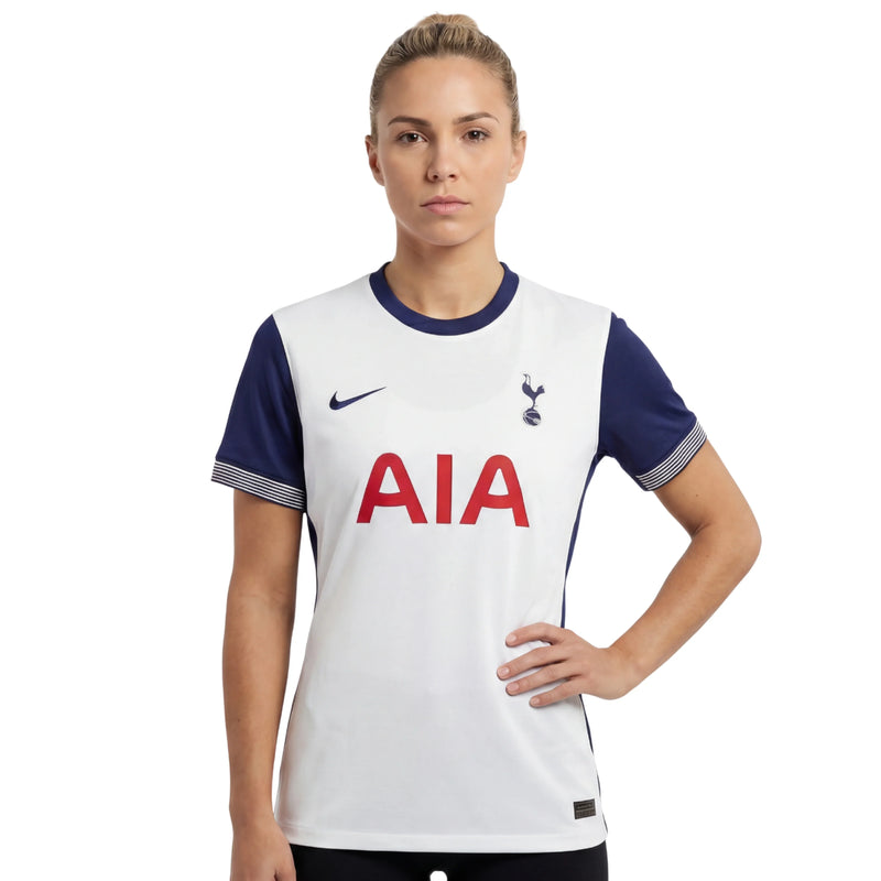 Camisa Tottenham Home Feminina 24/25  - Branca - Tam: P