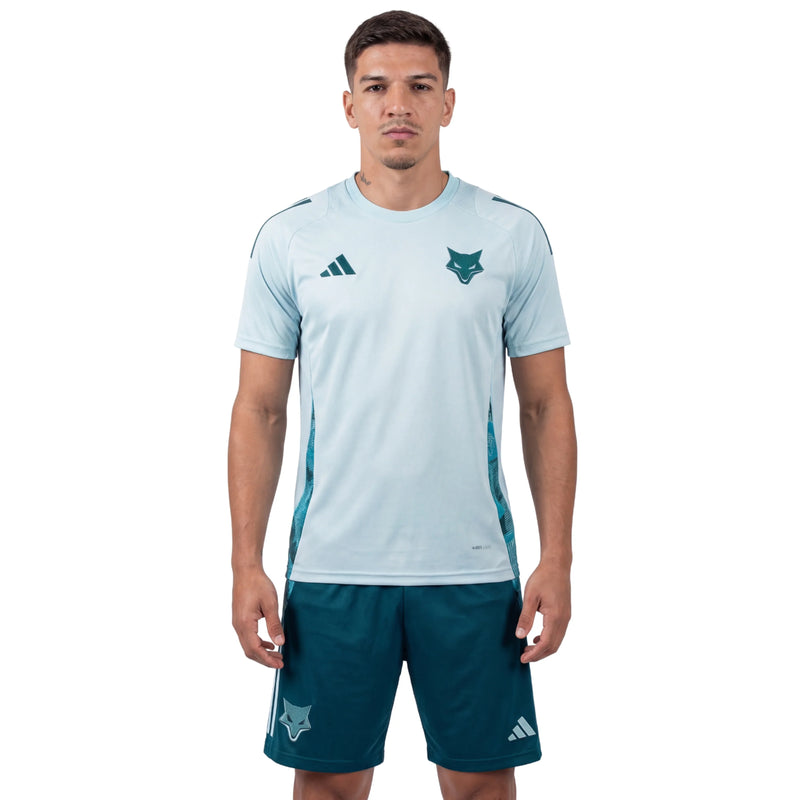 Conjunto Cruzeiro Treino 25/26 - Azul Turquesa - Tam: G