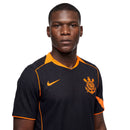 Camisa Corinthians Third 25/26 Jogador - Preta e Laranja