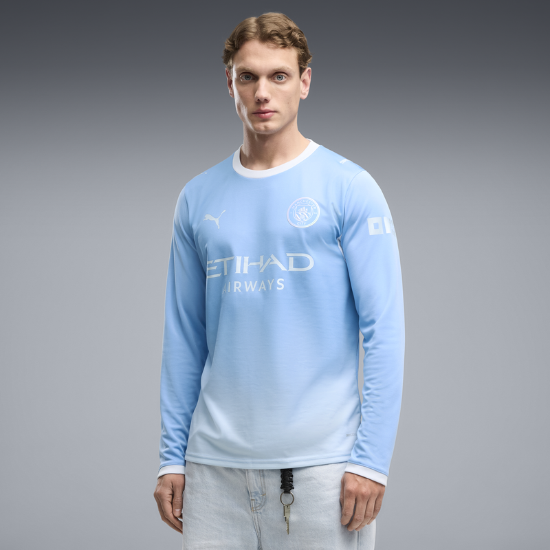 Camisa Manchester City Manga Longa Home 26/27