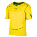 Camisa Brasil Home 2004 Retrô - Amarela