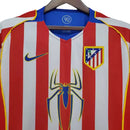 Camisa Atlético de Madrid 04/05 Retrô - Branca e Vermelha