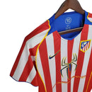 Camisa Atlético de Madrid 04/05 Retrô - Branca e Vermelha