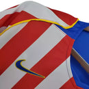 Camisa Atlético de Madrid 04/05 Retrô - Branca e Vermelha