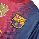Camisa Barcelona Home 12/13 Retrô - Azul e Vermelha