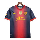 Camisa Barcelona Home 12/13 Retrô - Azul e Vermelha