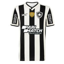 Camisa Botafogo Home 24/25 - Preta e Branca C/ Patch Libertadores
