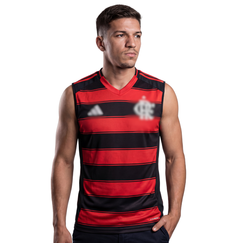 Regata CRF Home 25/26 - Preto e Vermelho