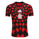 Camisa Flamengo Pré Jogo 25/26 - Preto e Vermelho