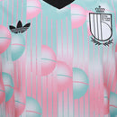 Camisa Bélgica Away 2026 - Azul e Rosa