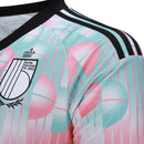 Camisa Bélgica Away 2026 - Azul e Rosa