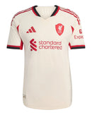 Camisa Liverpool Away 25/26 Jogador - Creme