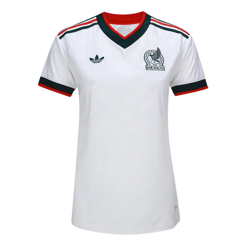 Camisa México Feminina Away 2026 - Branca