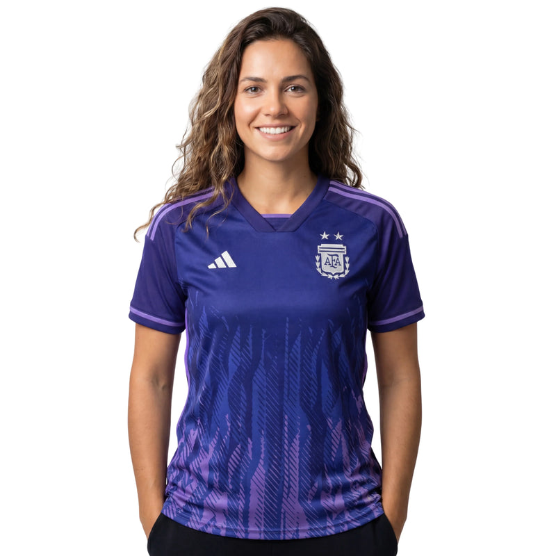 Camisa Argentina Feminina Away 2022 - Roxa