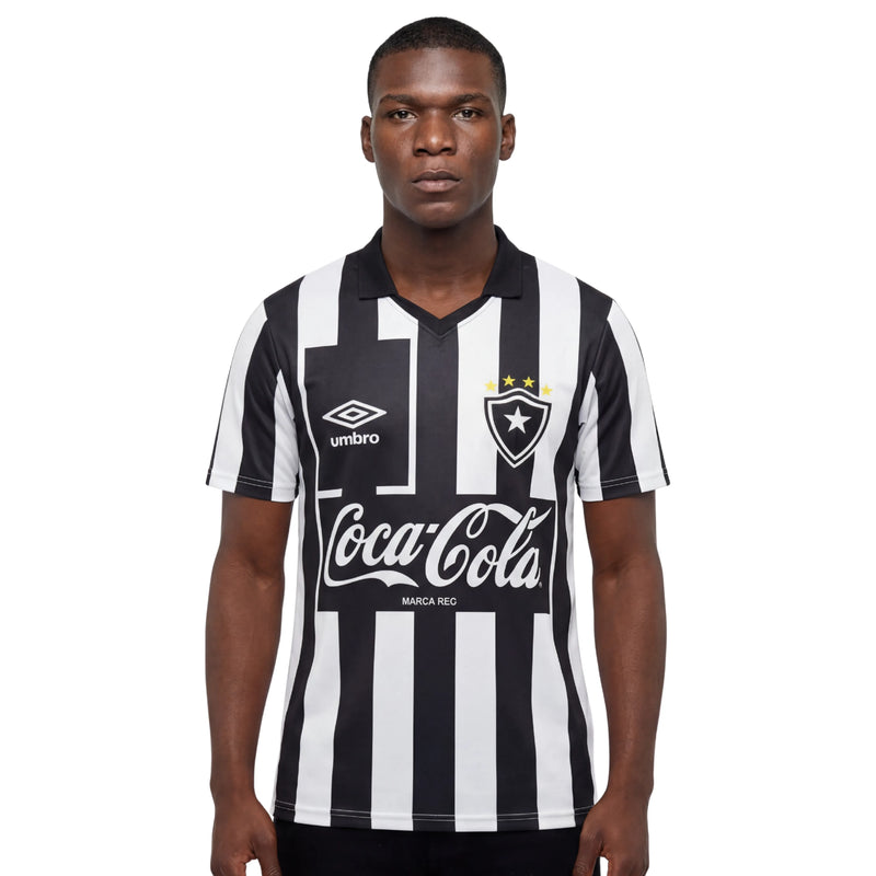 Camisa Botafogo Retrô 1997 - Preta e Branca