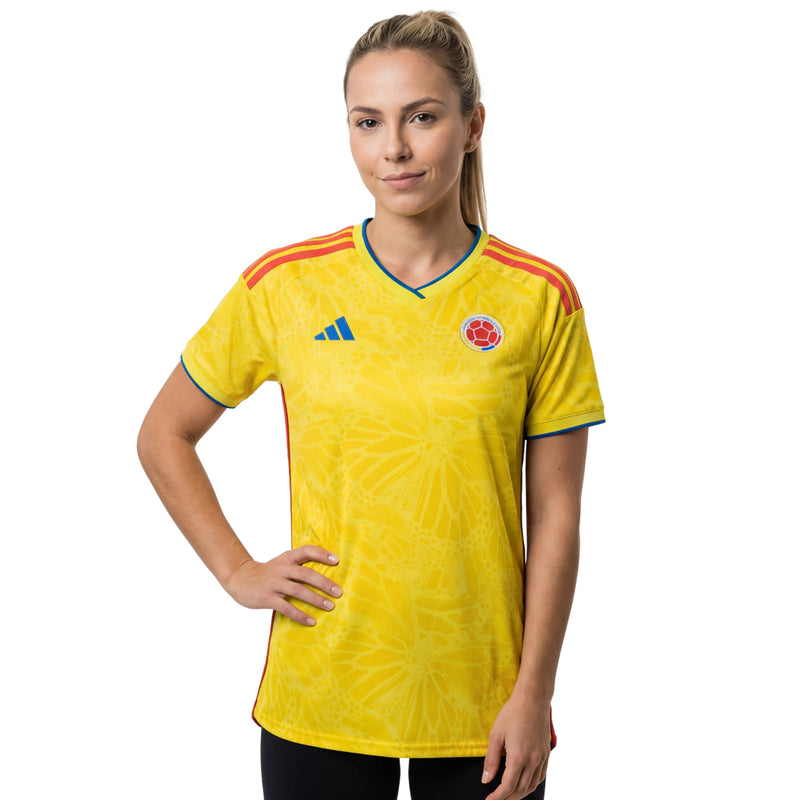 Camisa Colômbia Feminina Home 2026 - Amarela