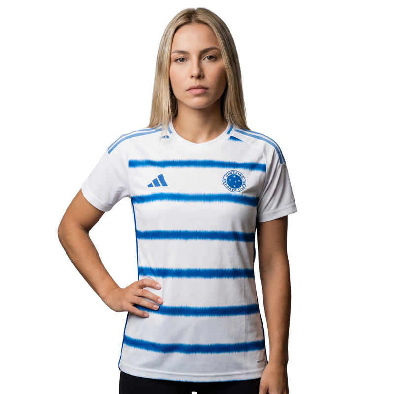 Camisa Cruzeiro Feminina Away 25/26 - Branca