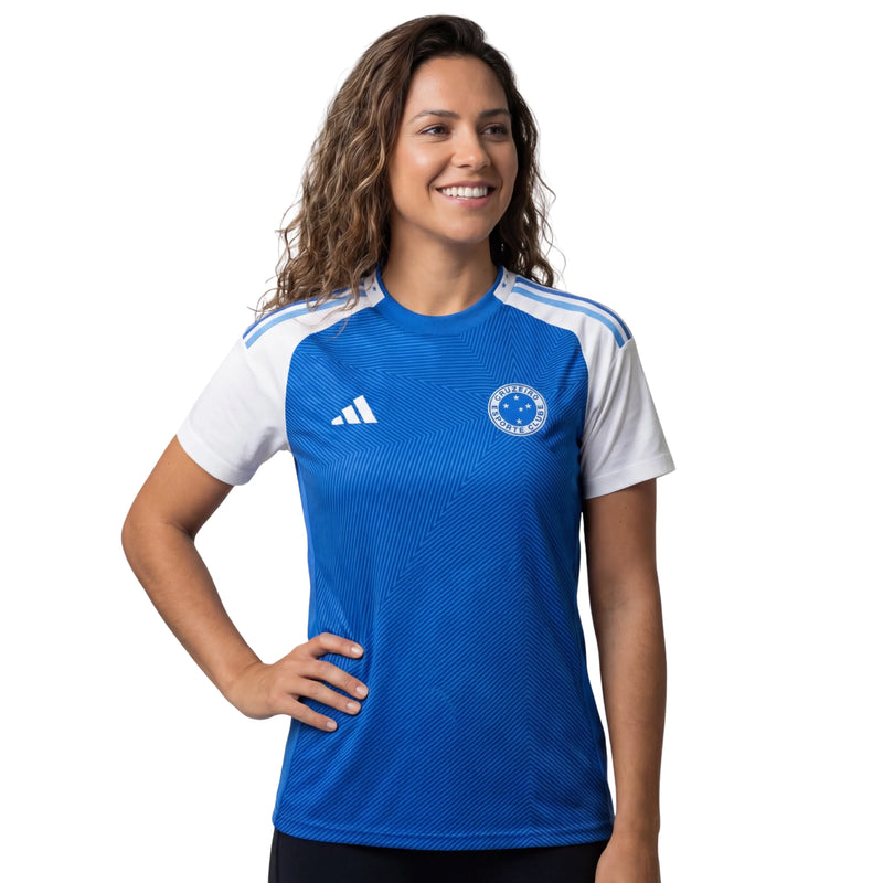 Camisa Cruzeiro Feminina Home 25/26 - Azul