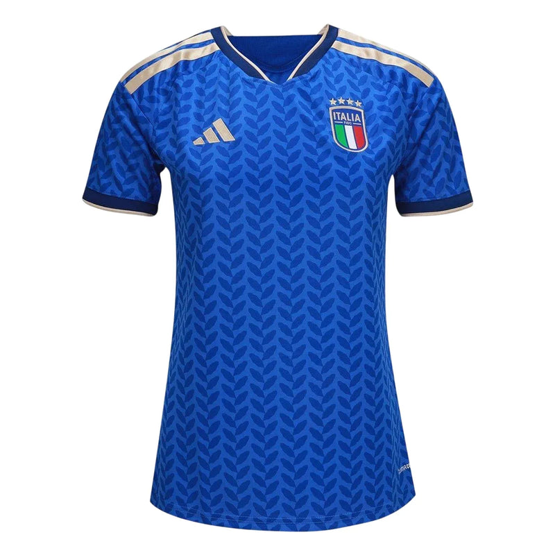 Camisa Itália Feminina Home 2026 - Azul
