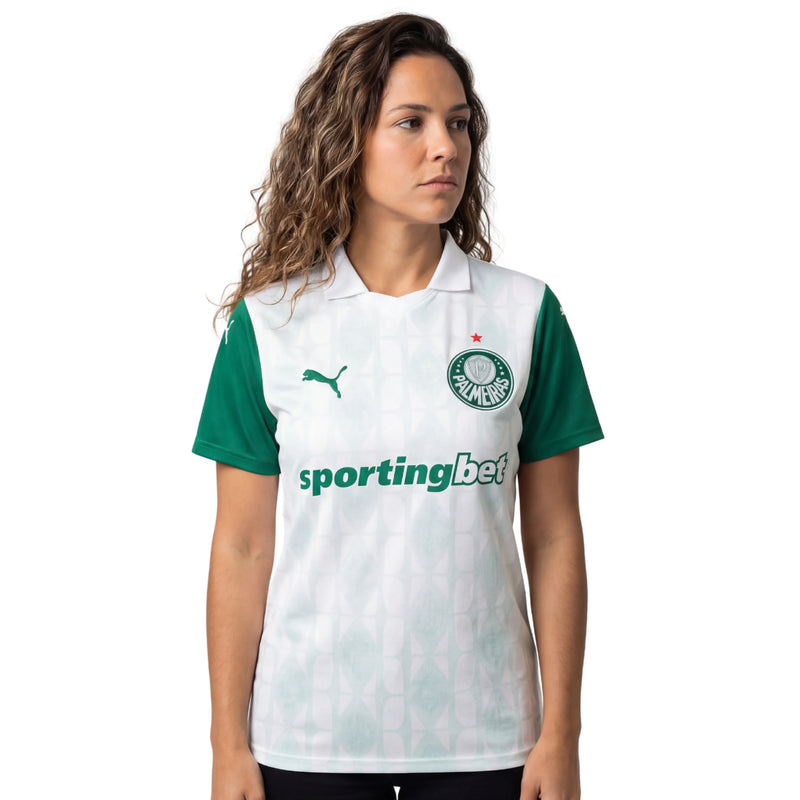 Camisa Palmeiras Feminina Away 25/26 - Branca