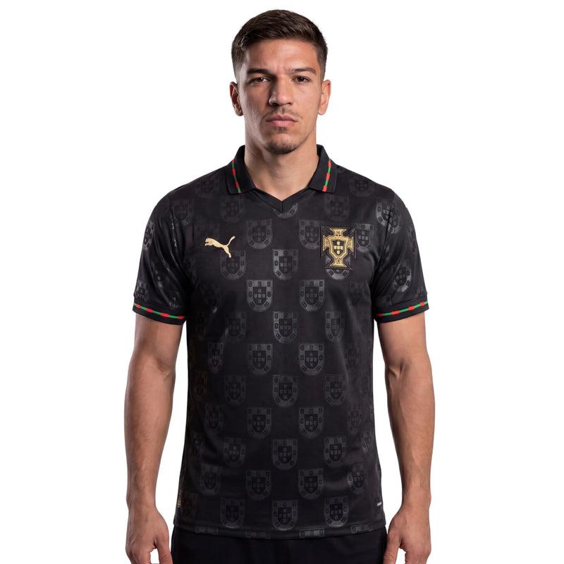 Camisa Portugal Pantera Negra 2026 - Preta