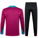 Conjunto Agasalho Treino PSG 23/24 - Rosa Escuro