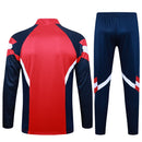 Conjunto Agasalho Treino Arsenal 23/24 - Vermelho e Azul Escuro