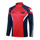 Conjunto Agasalho Treino Arsenal 23/24 - Vermelho e Azul Escuro