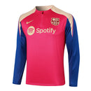 Conjunto Agasalho Treino Barcelona 23/24 - Rosa