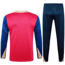 Conjunto Agasalho Treino Barcelona 23/24 - Rosa