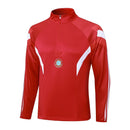 Conjunto Agasalho Treino Bayern de Munique 23/24 - Vermelho e Branco