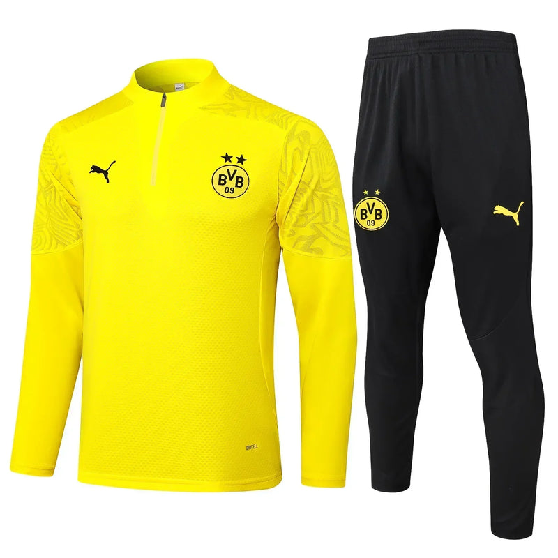 Conjunto Agasalho Treino Borussia Dortmund 24/25 - Amarelo