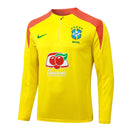 Conjunto Agasalho Treino Brasil 23/24 - Amarelo