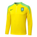 Conjunto Agasalho Treino Brasil 23/24 - Amarelo e Verde