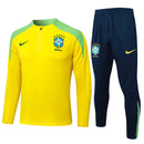 Conjunto Agasalho Treino Brasil 23/24 - Amarelo e Verde