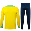 Conjunto Agasalho Treino Brasil 23/24 - Amarelo e Verde