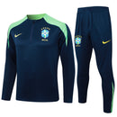 Conjunto Agasalho Treino Brasil 23/24 - Azul e Verde