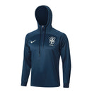 Conjunto Agasalho Treino Brasil 23/24 - Azul Escuro