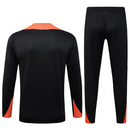 Conjunto Agasalho Treino Brasil 23/24 - Preto e Laranja