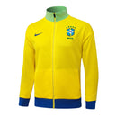 Conjunto Agasalho Treino Brasil 23/24 - Amarelo