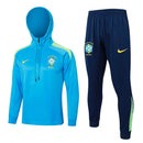 Conjunto Agasalho Treino Brasil 23/24 - Azul