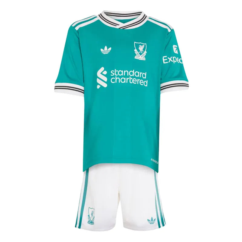 Conjunto Infantil Liverpool III 25/26 - Verde
