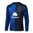 Conjunto Agasalho Treino Inter de Milão 23/24 - Azul e Preto