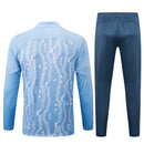 Conjunto Agasalho Treino Manchester City 23/24 - Azul Claro