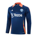 Conjunto Agasalho Treino Manchester United 23/24 - Azul Escuro
