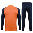 Conjunto Agasalho Treino Manchester United 23/24 - Laranja