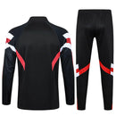 Conjunto Agasalho Treino Manchester United 23/24 - Preto