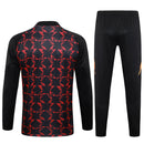 Conjunto Agasalho Treino Manchester United 23/24 - Vermelho e Preto